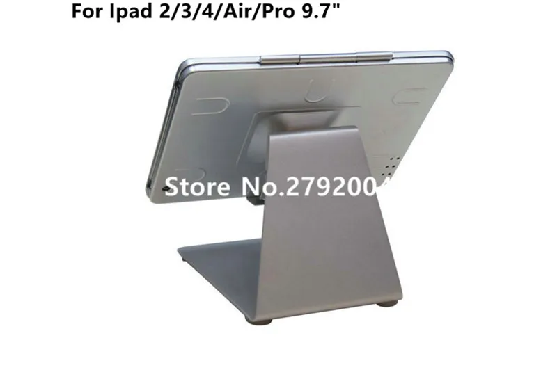 Для ipad 2/3/4/air Настольный киоск/дисплей безопасности в отеле или банке/замок металлическая рама стенд на столе винт на столешнице