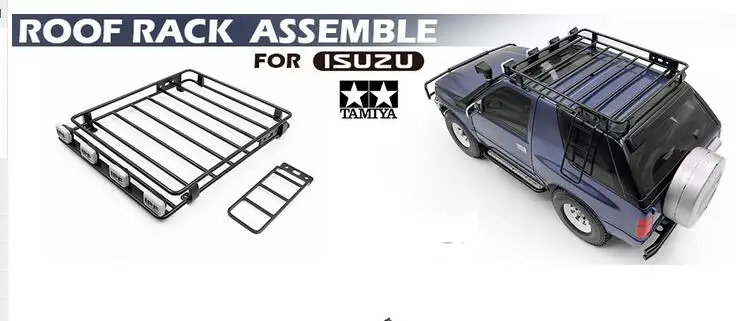 CChand металлическая багажная стойка и лестница для масштаба 1/10 Tamiya CC01 ISUZU MU 4x4