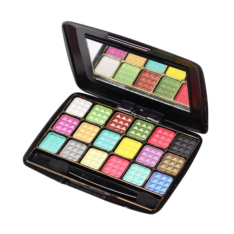 Professionale Eye Makeup 18 Colori Ombretto Tavolozza Oro Cosmetici Palette Diamante Brillante Scintillio Degli Occhi | Канцтовары для