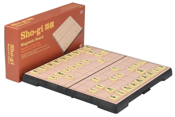 Foldable Magnetic Shogi Set 25*25*2 cm Boxed Japanese Chess Game Sho-gi Checkers | Спорт и развлечения