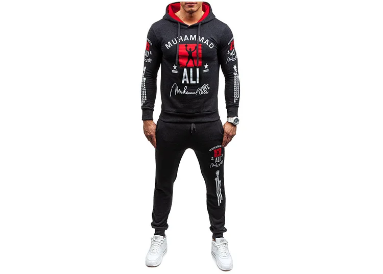 Gusskater brand new fast selling European and American cross border dedicated men's cardigan hooded sweater pants suit | Мужская
