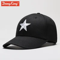 dongking new arrival baseball cap unisex hat five pointed star 3d embroidery cap high quality men hats cotton caps