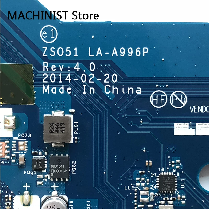 LA A996P для HP pavilion 15 G G019WM H Материнская плата ноутбука A4 6210 765109 001 764268 001|Материнские