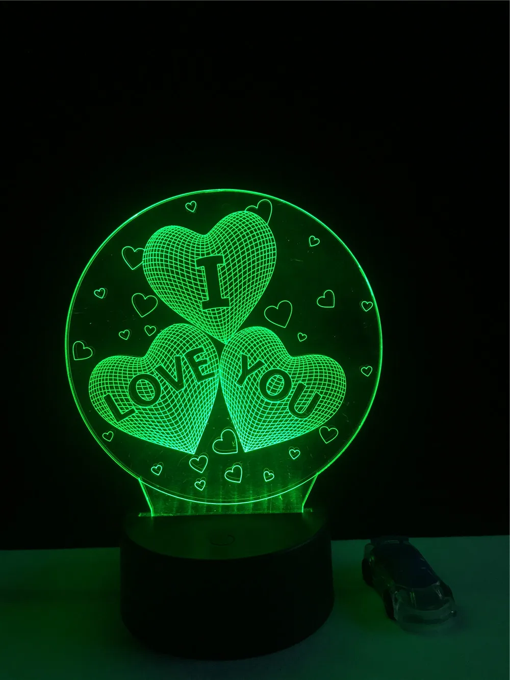 Я люблю тебя Сладкий Любовник Сердце шар 3D светодиодный LED USB лампа Романтический декоративные красочные ночник подруга подарок День Матери