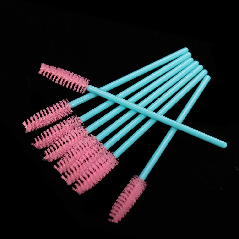

Hot 500Pcs Eyelash Brushes Makeup Brushes Disposable Mascara Wands Applicator Spoolers Eye Lashes Cosmetic Brush Makeup Tools