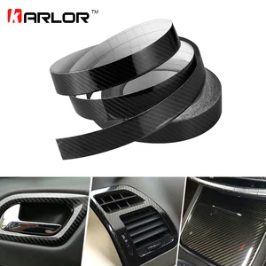 Виниловая пленка, 2 см х 10 м, 3D, 4D, 5D, углеродное волокно, сделай сам Наклейки на машину, наклейки, для транспортного средства, мотоцикла, автомобиля, аксессуары для стайлинга автомобилей