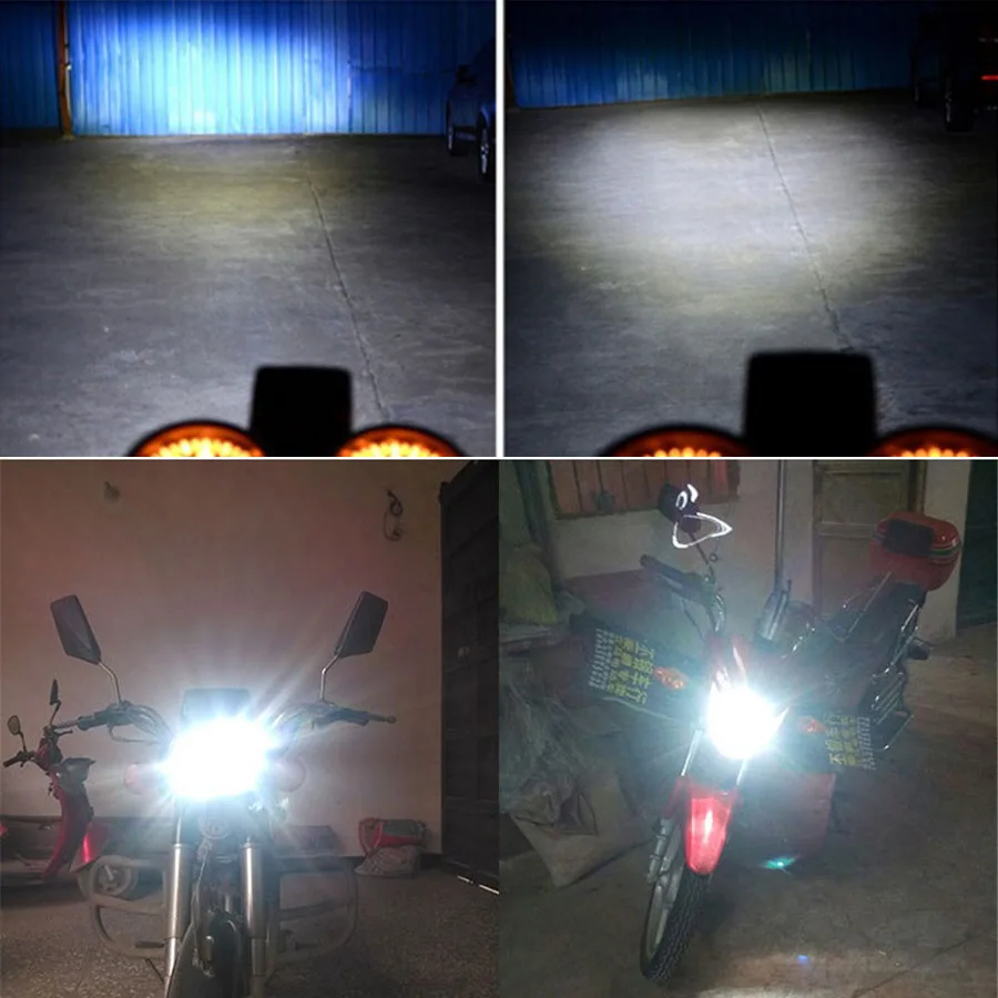 H4 светодиодный светильник для лампы мотоцикла DC 12V 16W 1700LM 6000K Moto аксессуар скутера