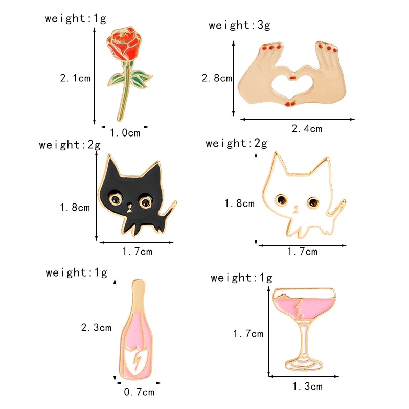 Черный белый цвет кошки розово бокал для шампанского декорация свадебного