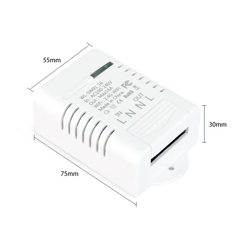 Фото 10A/16A Wireless Module Work with Alexa Google Home Timer Remote Voice Control WiFi Smart Switch for smart home Обустройство дома 10A/16A Wireless Module Work with Alexa Google Home Timer Remote Voice Control WiFi Smart Switch for smart home Обустройство дома