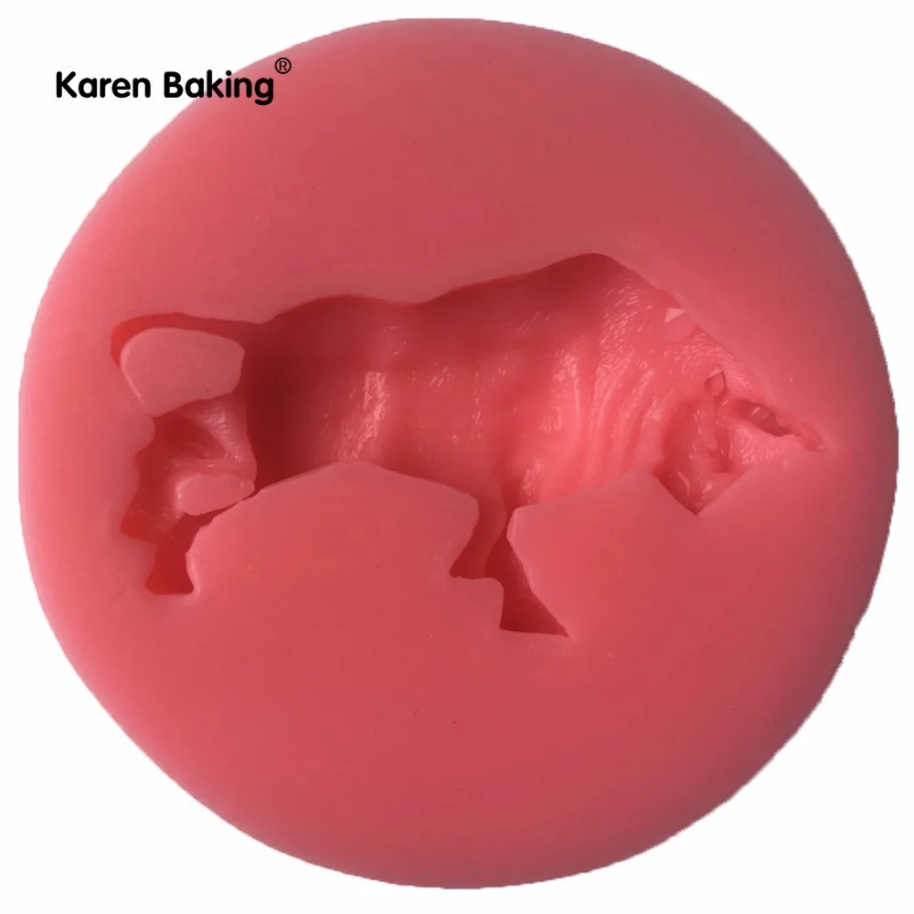 Крупного рогатого скота форме помады силиконовые формы шоколадный торт