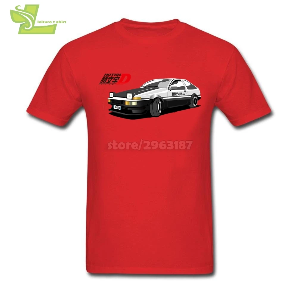 Initial D AE86 Футболка с принтом Автомобиль рубашки для девочек-подростков футболка