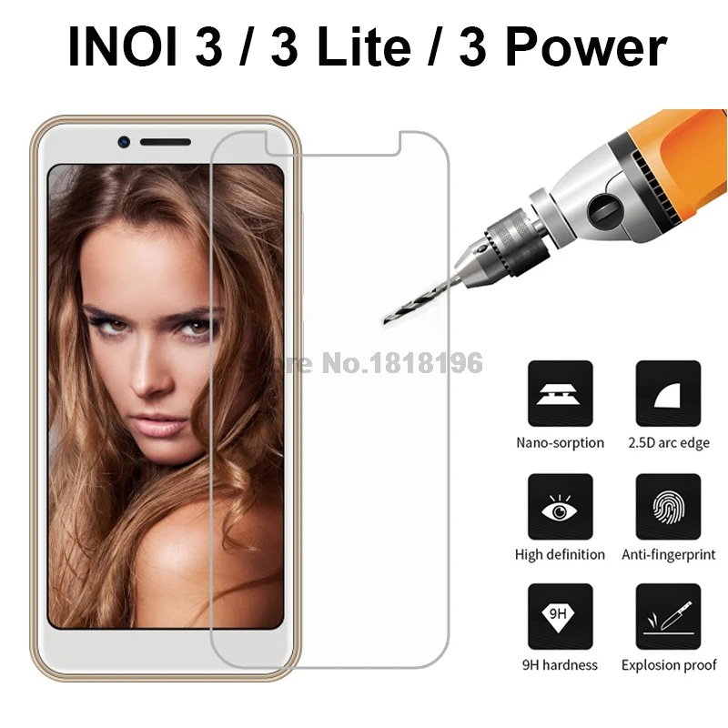Закаленное стекло INOI 3 Lite для Power POWER 5 0 дюйма Взрывозащищенная защитная пленка