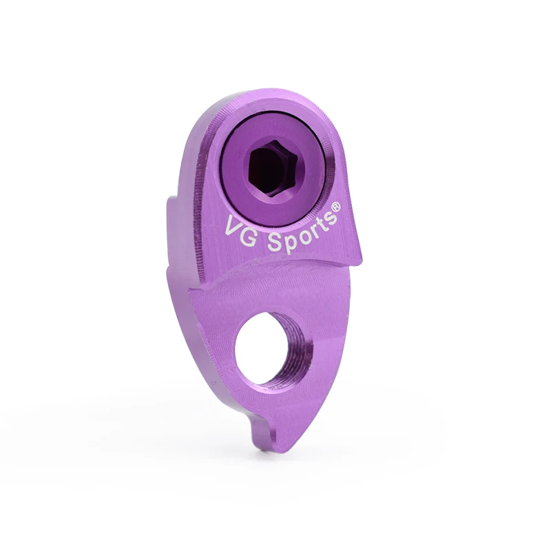 Purple Велосипедный удлиняющий хвостовой крючок MTB 40T 42T 46T 50T для горного свободного колеса, Расширенный преобразователь для заднего набора 32T 36 T, маховик для шоссейного велосипеда 11,7g - Цвет: Purple