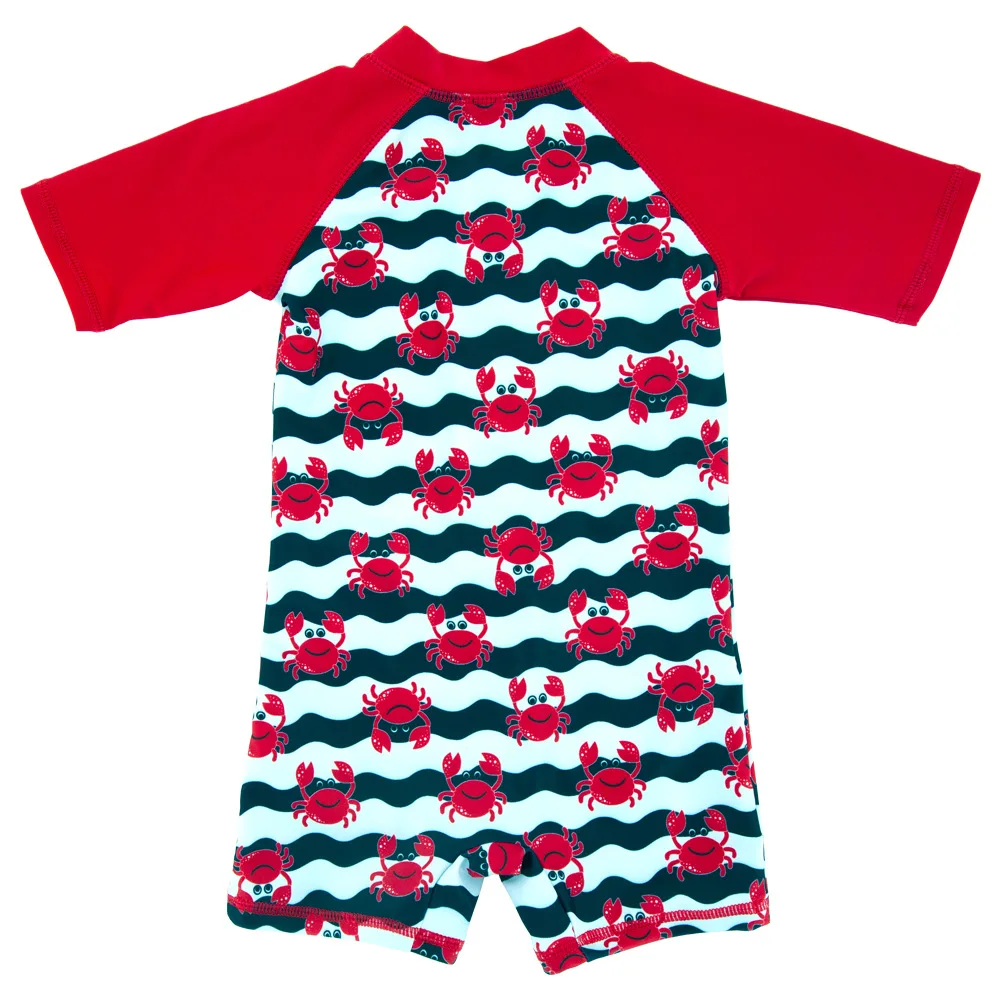 2018 Hot summer new Baby Boys and Girls cartoon Swimsuit Children's Kids Bathing Suit Jumpsuit 1-4 years | Детская одежда и