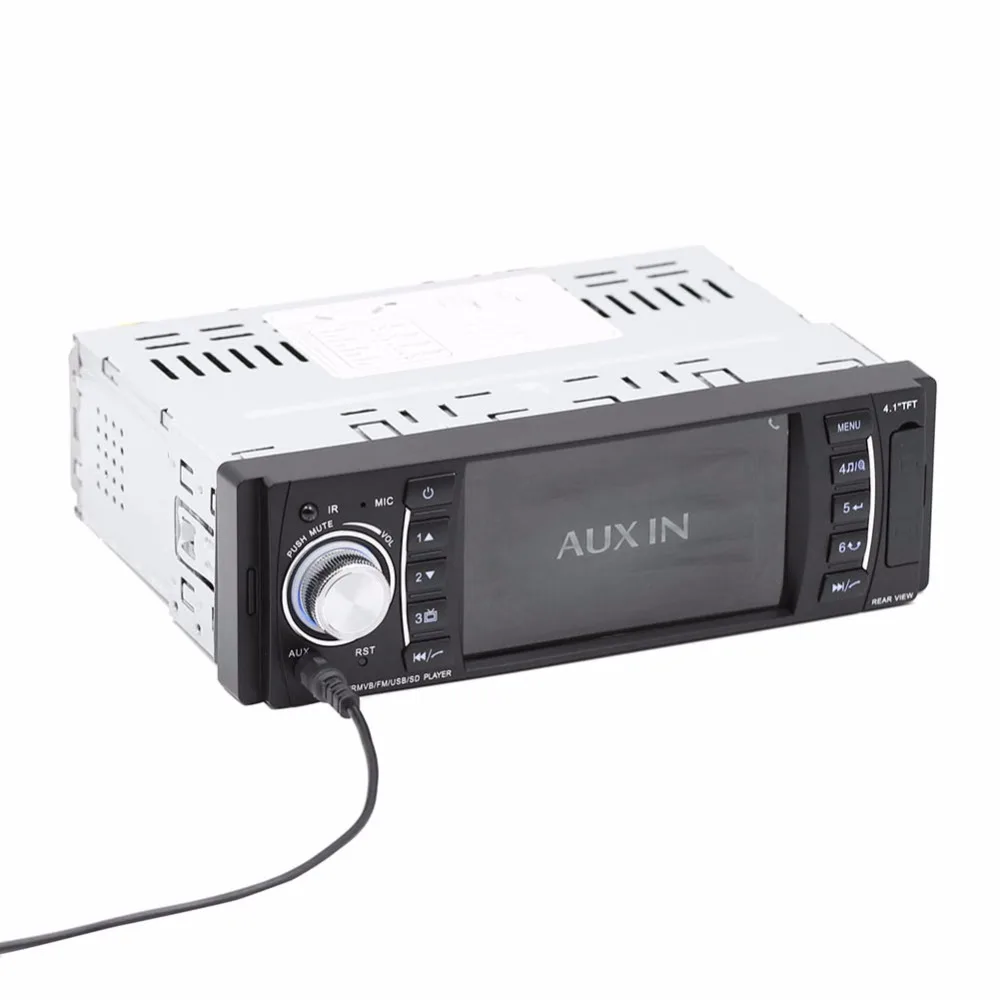 Автомагнитола 1Din стерео Bluetooth \ Handsfree камера заднего вида USB AUX FM пульт