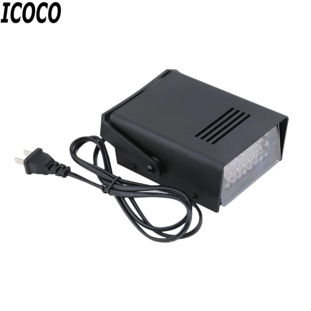 Новинка 2017 года миниатюрная светодиодная Стробоскопическая диско лампа ICOCO с 24