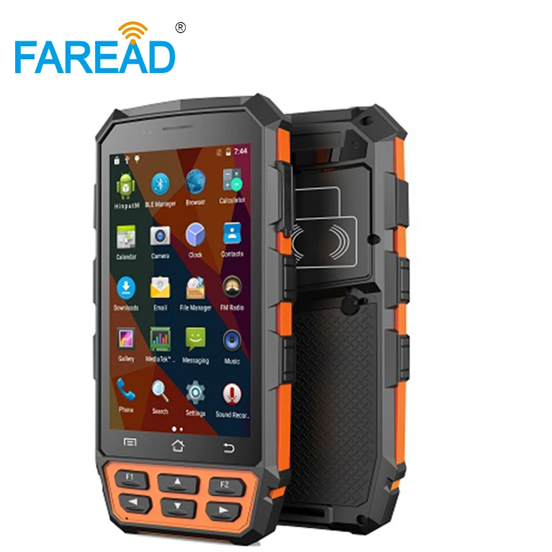 GPS Bluetooth усиленный IP 65 Android 7 0 4G PDA 5 дюймов ручной UHF RFID ридер сканер для