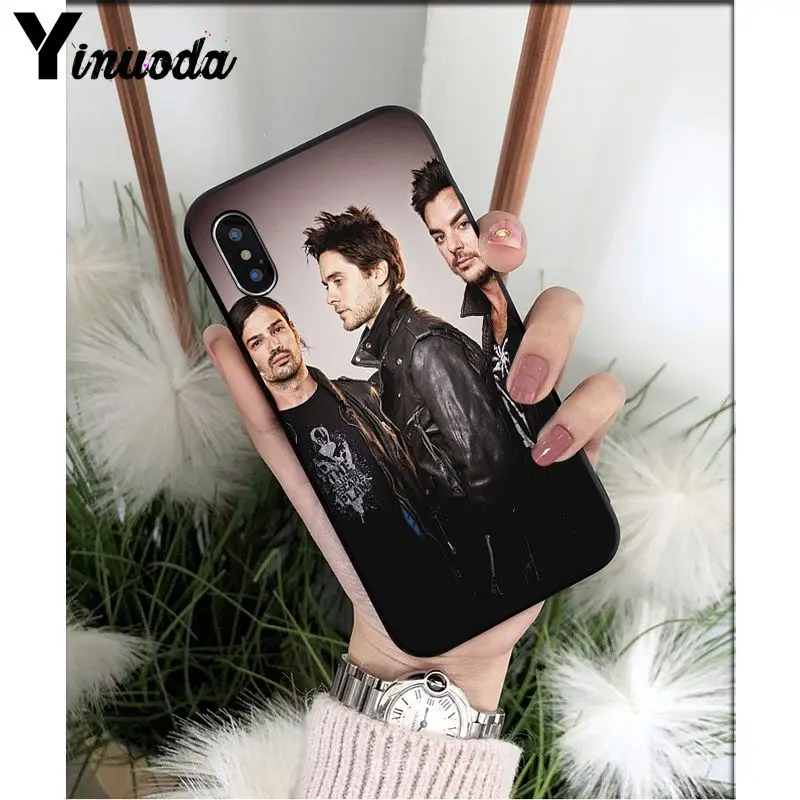 Yinuoda 30 Second To Mars 30STM Новинка чехол для телефона Fundas чехол для Apple iPhone 8 7 6S Plus X XS MAX 5 5S SE XR мобильный чехол