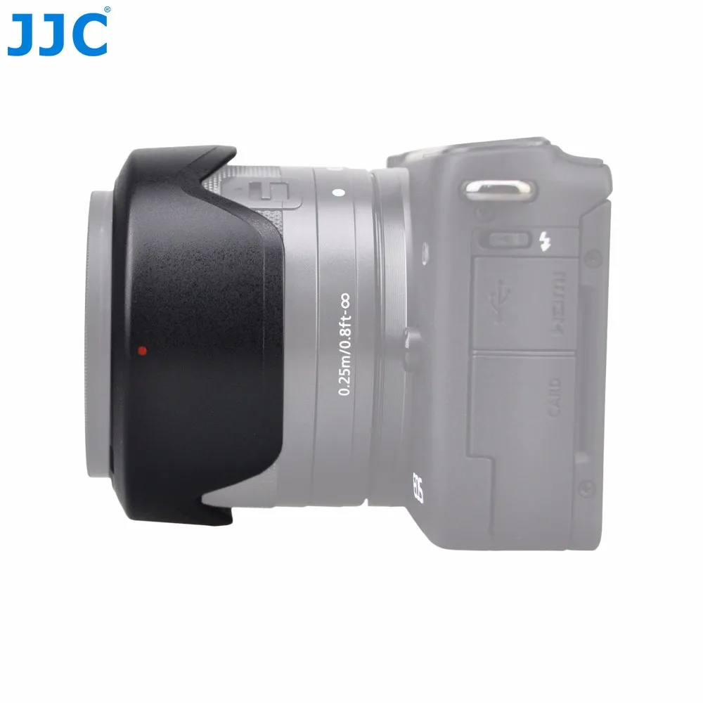JJC LH-EW53 цветок Форма бленда объектива для Canon EF-M 15-45 мм f/3.5-6.3 IS STM Объектив Заменяет Canon EW-53(EF-M крепление