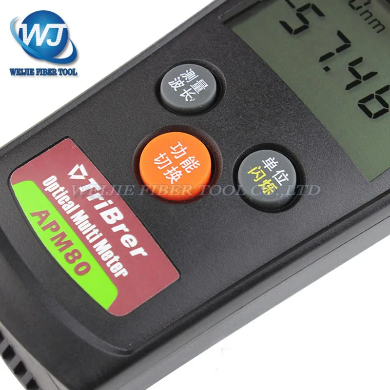 Tribrer OPM APM 80 Mini ручной оптический измеритель мощности волоконно инструмент 70 ~ + 6