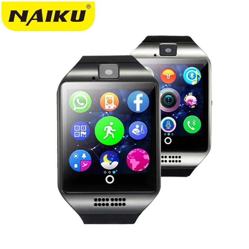 NAIKU Smart Watch S18 шагомер с сенсорный экран камера Поддержка TF карты Bluetooth smartwatch для