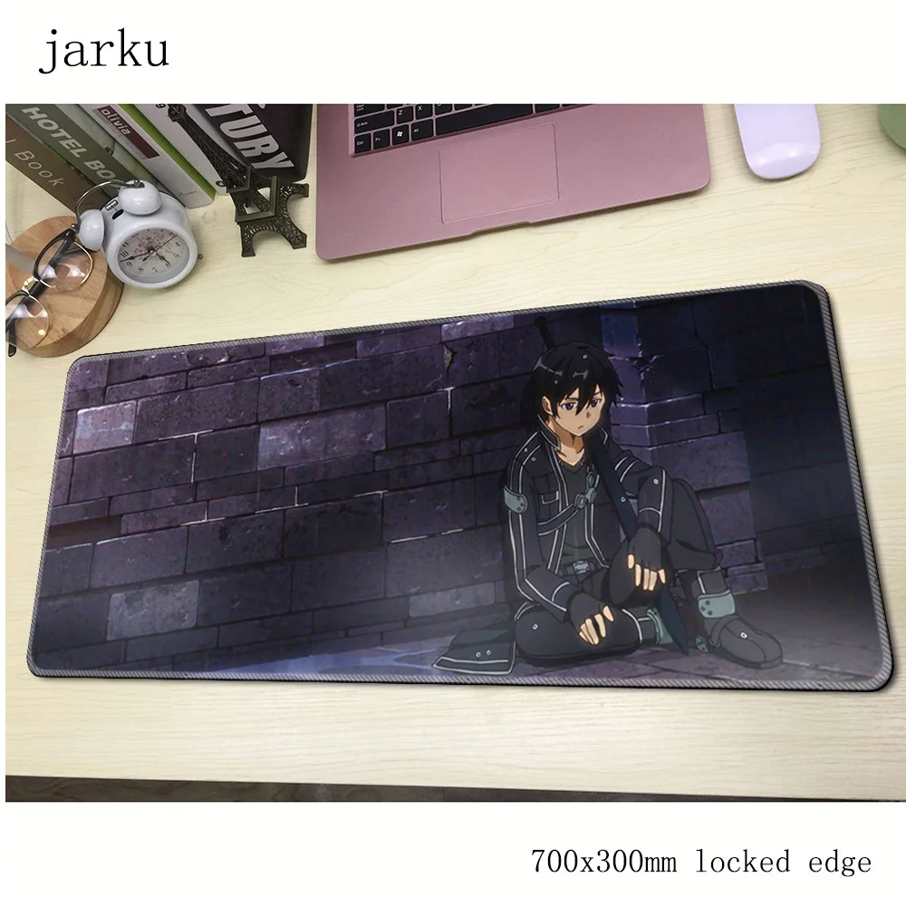 Компьютерный коврик для мыши sмеч Art Online геймерский 700x300x2 мм большой sao