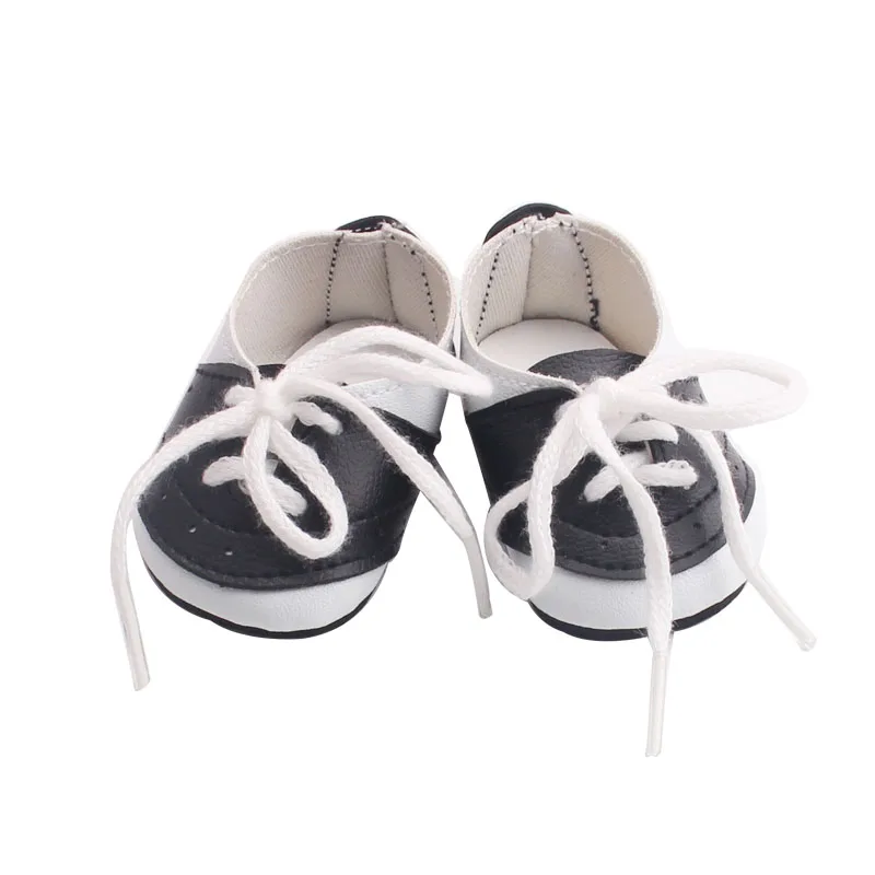 

43 cm doll shoes and leather shoes for 18 inch Girl dolls, casual shoes, toys, boots and doll accessories. g4