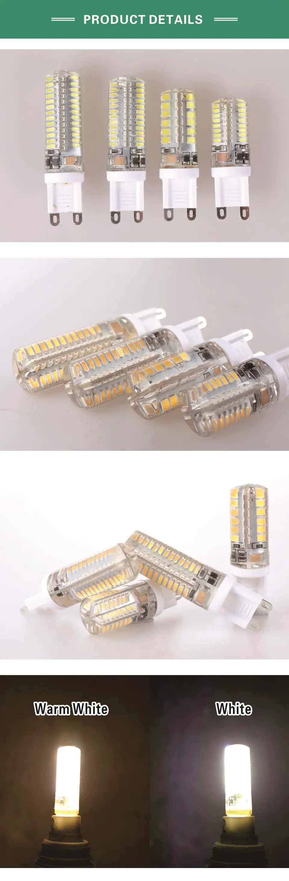 G9 светодиодный светодиодные лампы 7 Вт 9 Вт 10 Вт 11 Вт лампы кукурузы AC 220V SMD 2835 3014 48 64 96 104 светодиодный s лампада светодиодный светильник 360 градусов возможность замены галлогеновой лампой