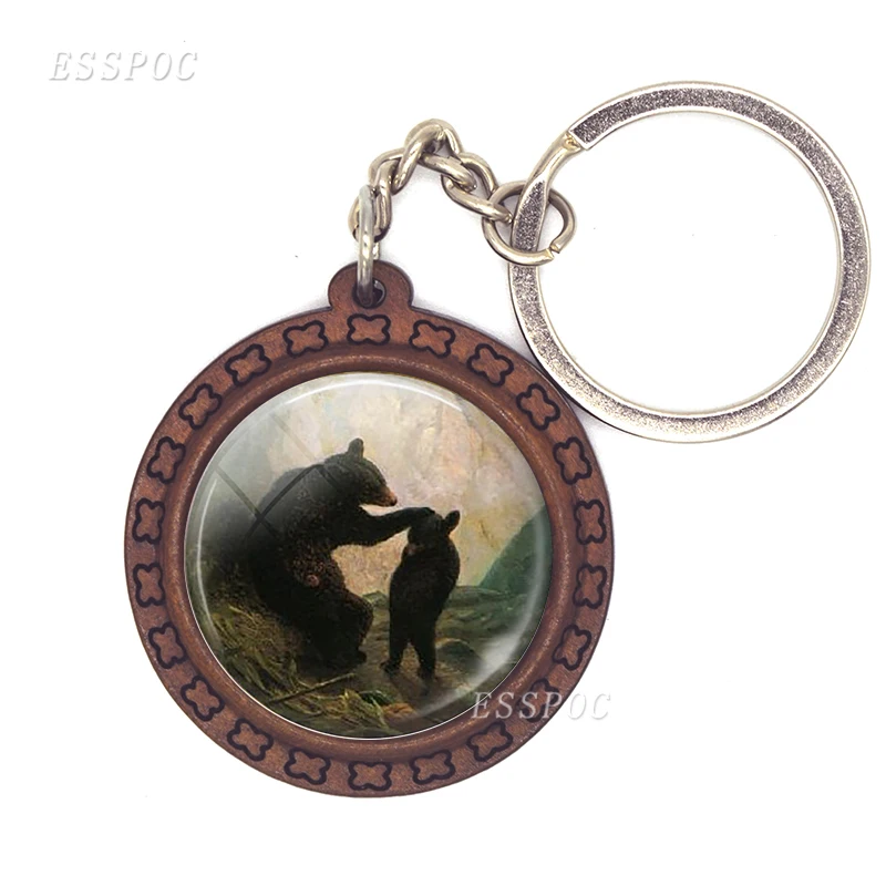 Стеклянный брелок с кабошоном Moose силуэта украшения для животных подвеска со