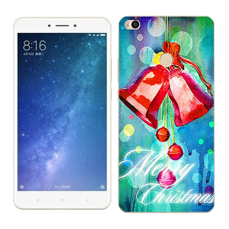 28 Чехол s для Xiaomi Mi Max2, мягкий силиконовый чехол для Xiaomi Mi Max 2 X'mas Day, окрашенный чехол для телефона xiomi Mi Max 2, Fundas - Цвет: 28