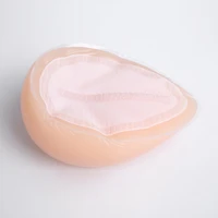top eleve round shape or warter drop shape velcro design adhesive doll or pillow breast prosthesis soft and realistic toy breast
