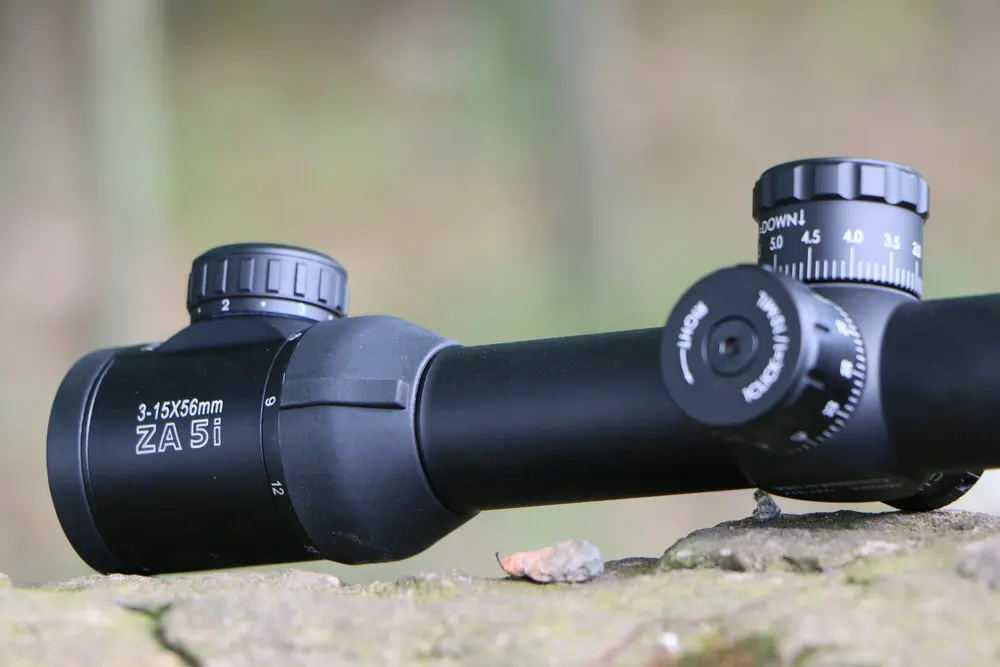 MINOX ZA 5i 3-15X56 SFIR охотничьи оптические прицелы с красной подсветкой из стекла, травленая сетка, боковой Параллакс, револьверный замок, сброс, область съемки
