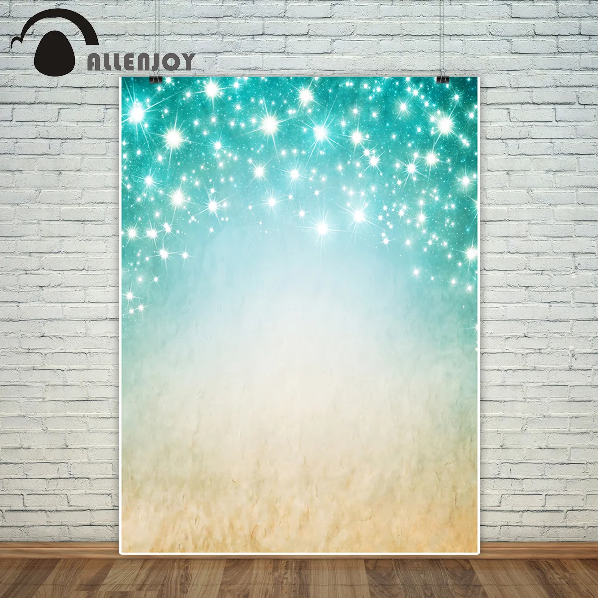 Allenjoy фоны для фотостудии зеленый блестящий боке желтый пол часть фона