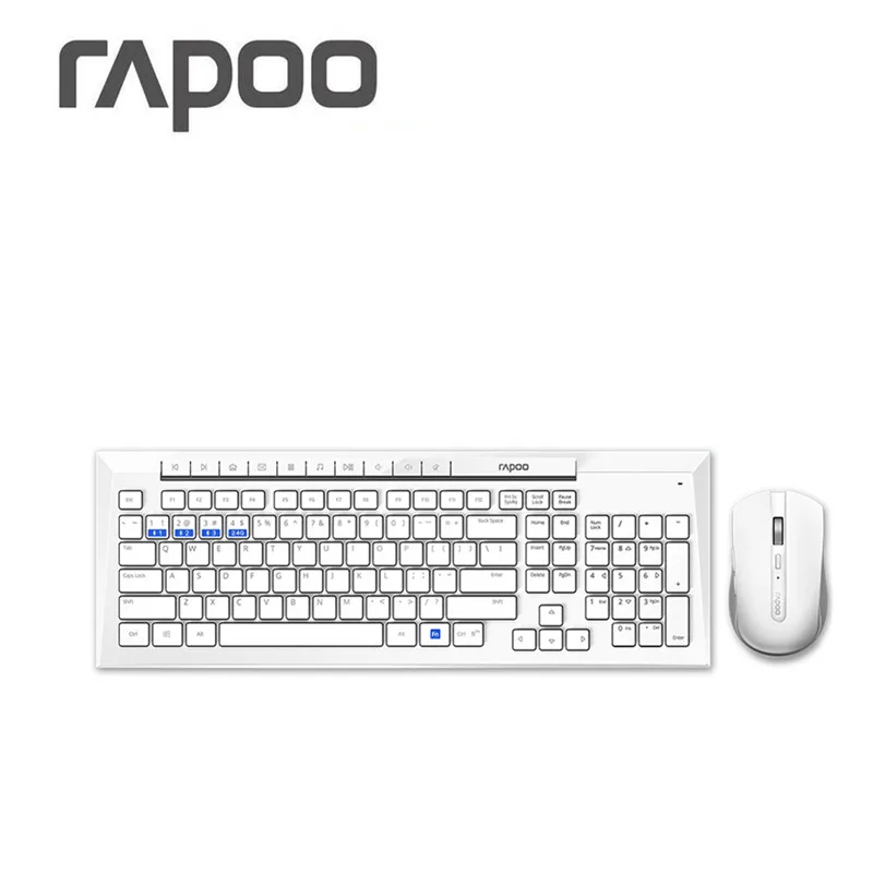 Оригинальный Rapoo X336 мышь и клавиатура беспроводная Мультимедиа комбо для ТВ