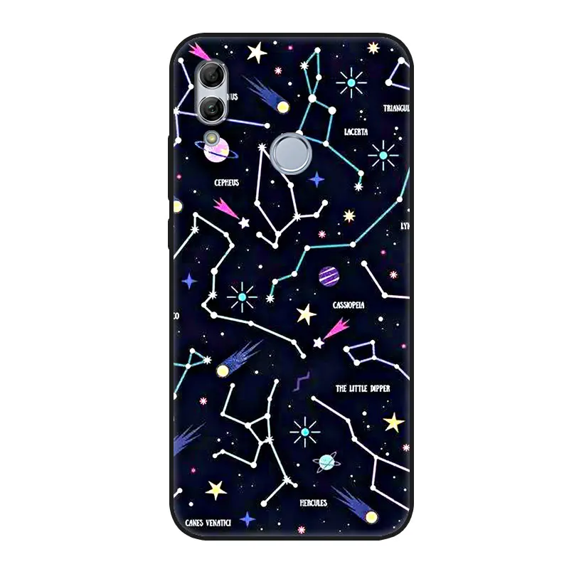 Чехол для Honor 10 lite мягкий черный силиконовый чехол из ТПУ Huawei honor телефона|Бамперы|