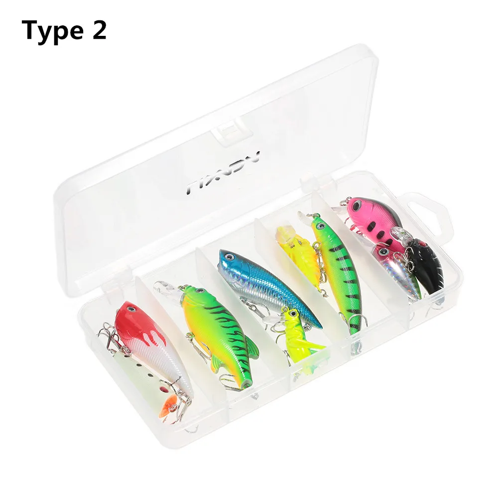 Lixada 5/10 шт. приманка для ночной рыбалки кренкбейт светящаяся блесна карандаш