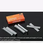 Новинка 2019 1000 шт Т-образные u-образные дверные скобы для армирования гвоздей проволока для фиксации гвоздей деревообрабатывающие аксессуары