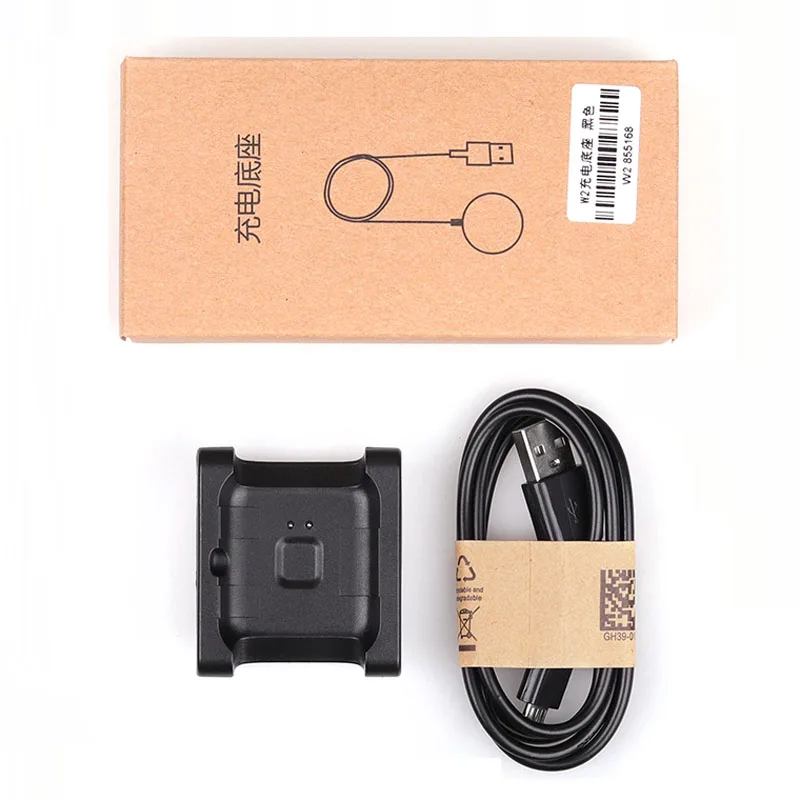 Черный Смарт-часы USB док-станция зарядное устройство для Huami Amazfit Bip BIT PACE Lite Молодежная версия колыбели аксессуары для зарядки - Цвет: Черный