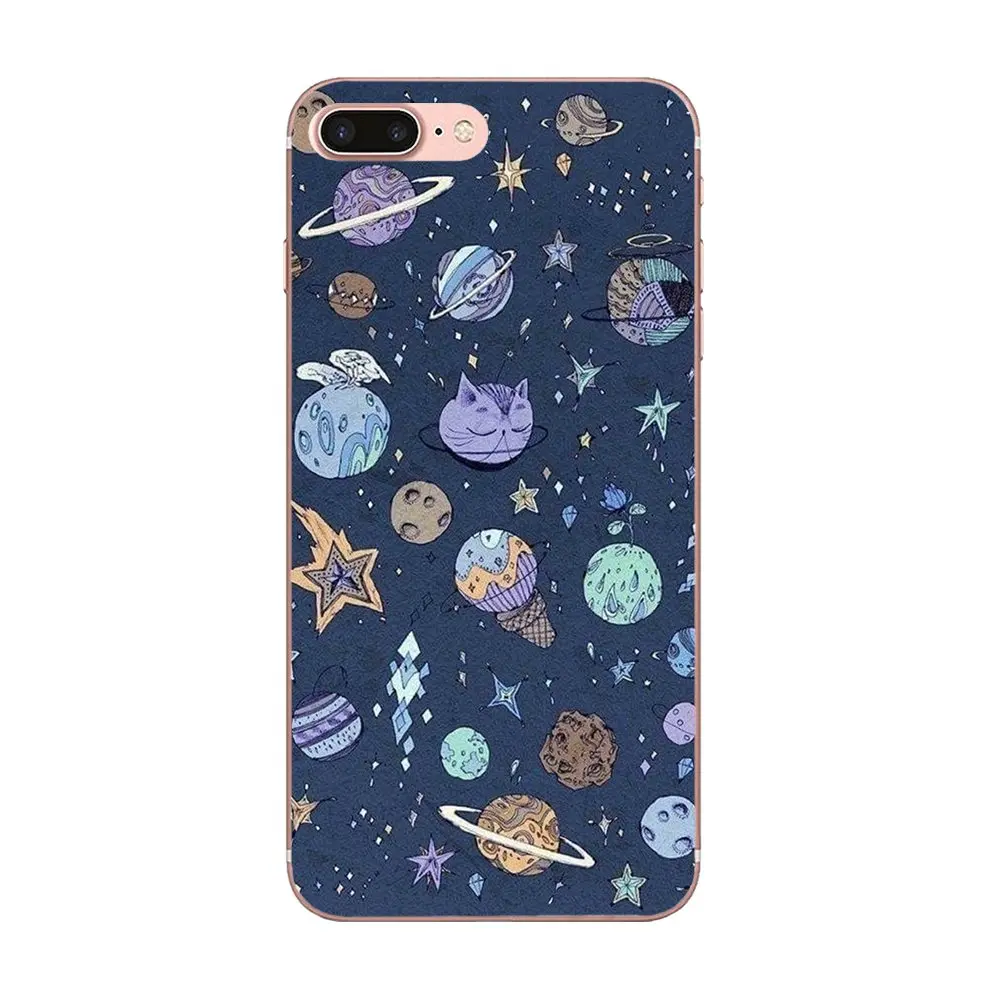 Милый космический корабль планеты ручная работа классика для Xiaomi Redmi Note 2 3 3S 4 4A 4X 5