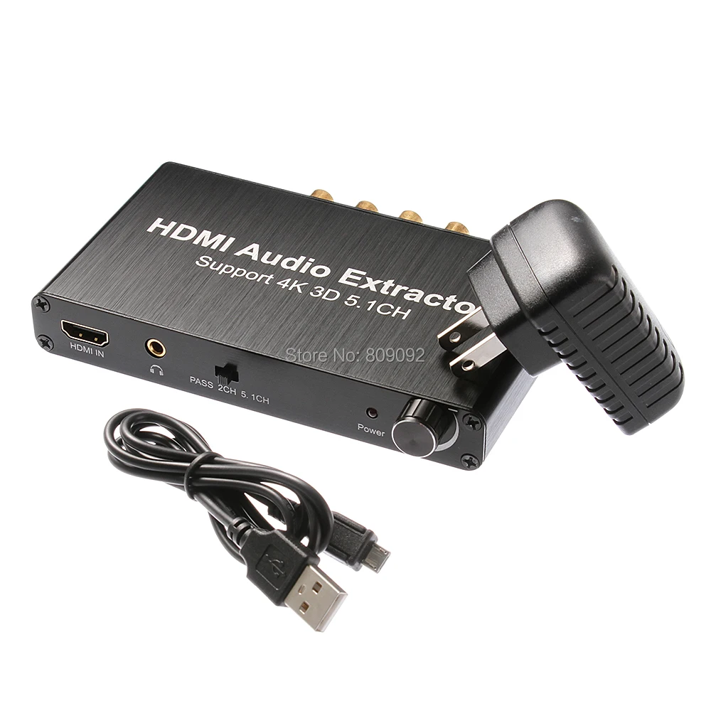Аудио экстрактор HDMI с поддержкой 360 каналов 4K 3D на AC 3/DTS аудио декодер для HDTV Blu Ray DVD