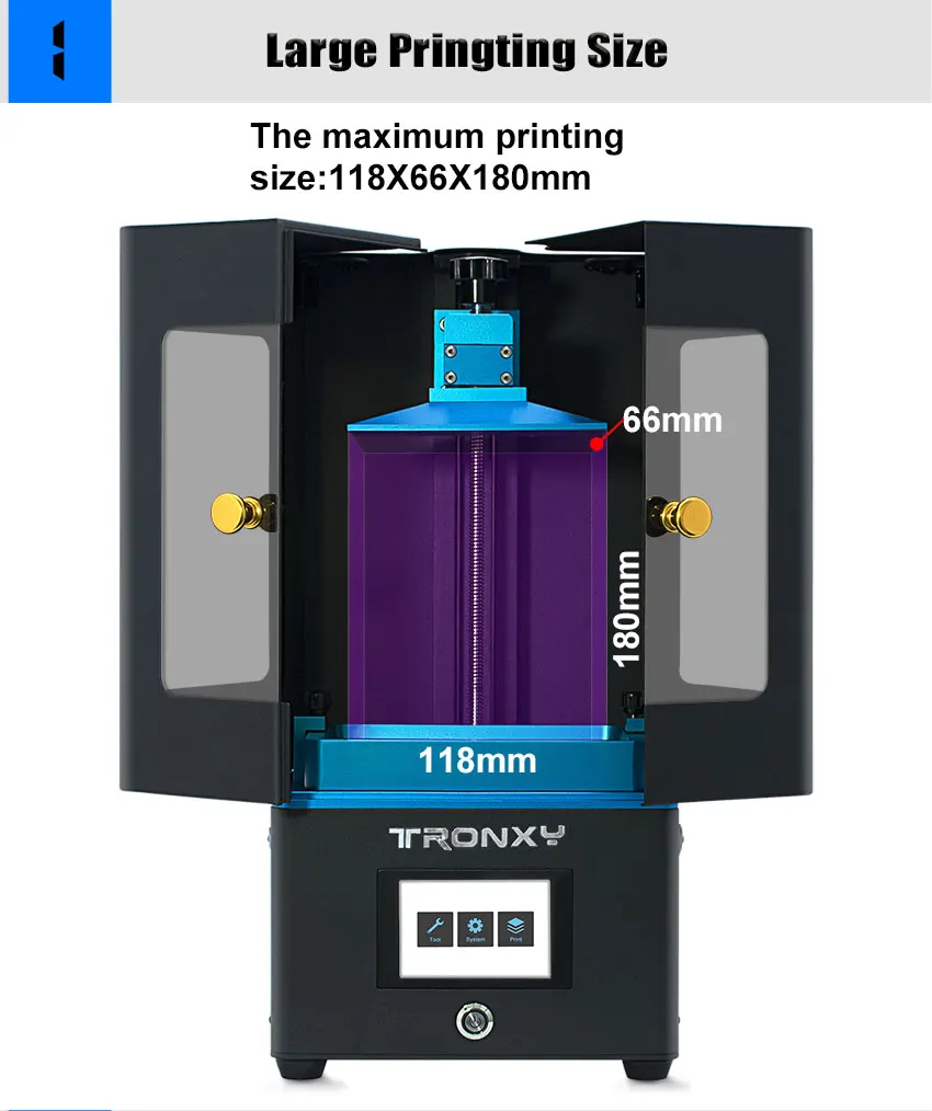 Scheibe 405nm матрица UV Licht Dual Z achse SLA 3d Drucker Photonen verbesserte UV Modul