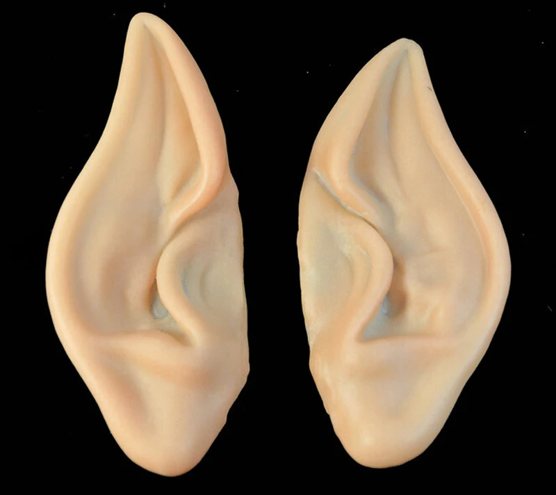 1 пара волшебных/гениальных ушей Elf Ears для Хэллоуина/театральной вечеринки