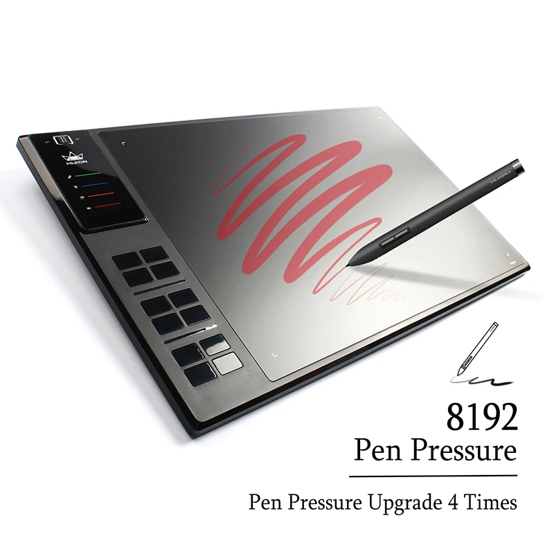 Беспроводной цифровой планшет HUION Giano WH1409 профессиональный графический для