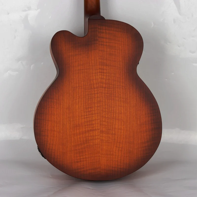 Профессиональный fretless 43 дюймов Акустическая бас гитара с эквалайзером
