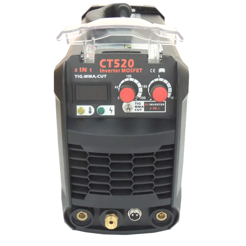 EMPO Tig сварщик 3in 1 Портативный сварочный аппарат CT520 инверторная Сварка воздуха