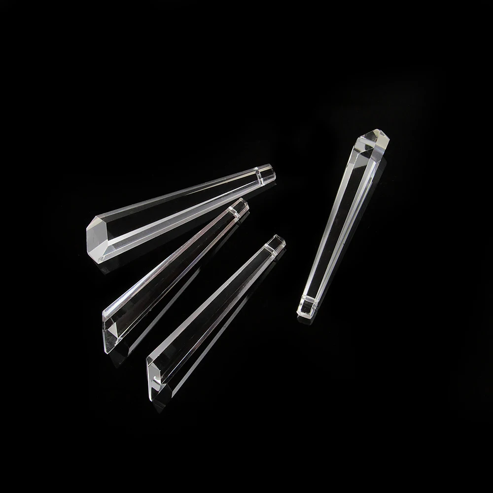

10pcs 63mm Clear Chandelier Crystal Pendants Glass Prism Crystal Chandelier Foyer Light Luxury Crystal Lamp Parts