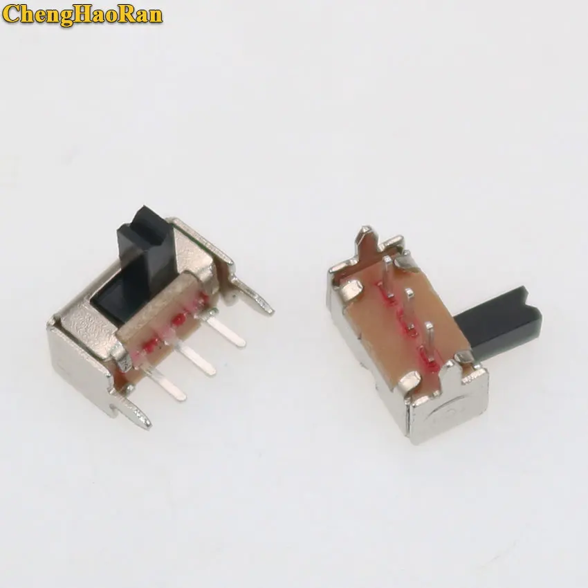 

ChengHaoRan 10pcs SK12D07VG4 3 Pin PCB 2 Position 1P2T SPDT Miniature Slide Switch Side Knob