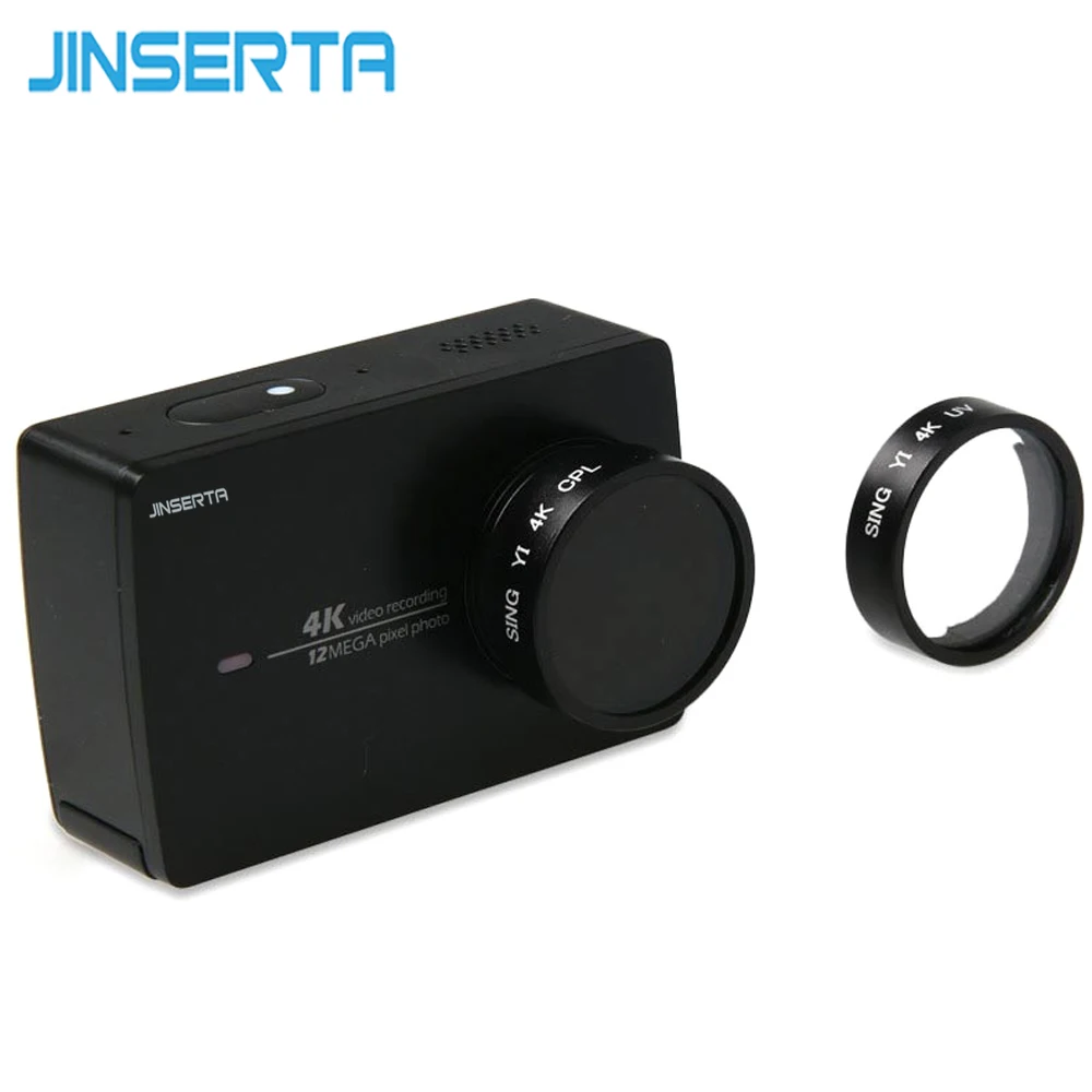 УФ-фильтр JINSERTA для Xiaomi Yi 2 II 4K Xiaoyi Спортивная Экшн-камера оптический стеклянный