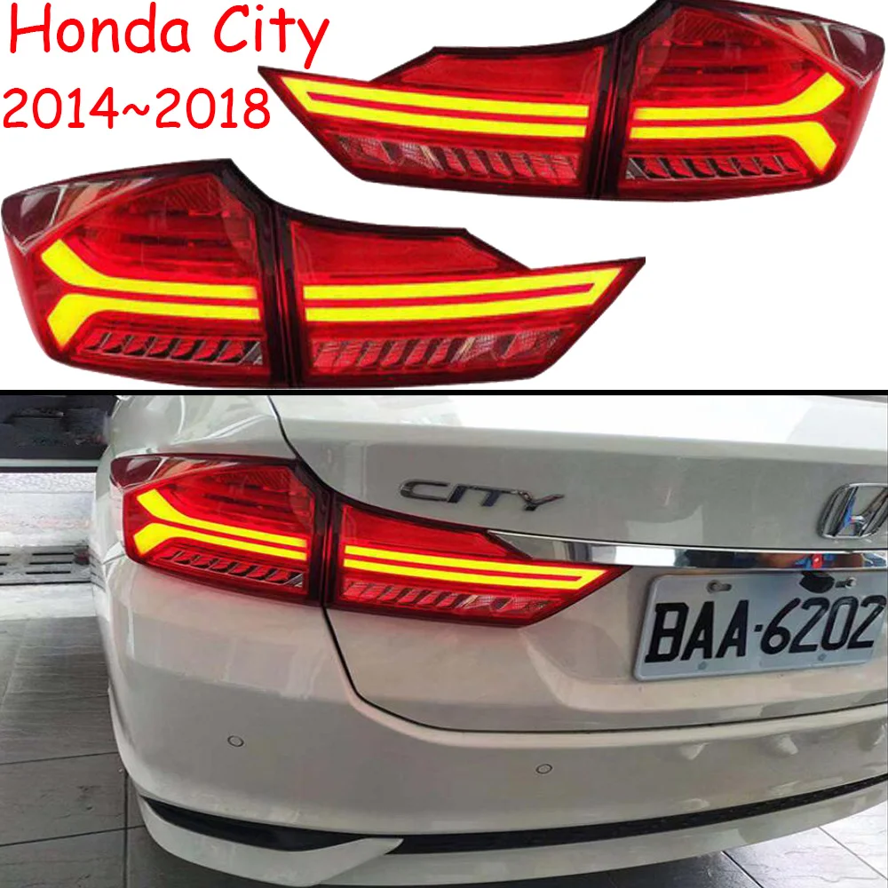 1 комплект Автомобильный Стайлинг тайлампа для Honda City задний фонарь 2014 2015 2016 2017 2018y