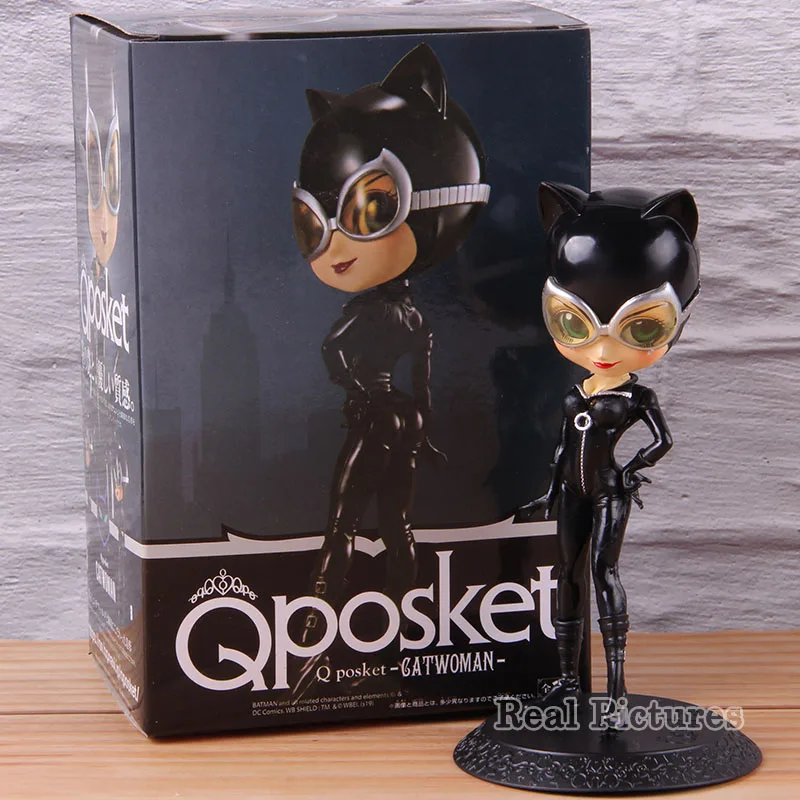 Q Posket Женщина-кошка Селина Кайл ПВХ QPosket Женщина-кошка фигурка Коллекционная модель игрушки кукла подарок - Color: with retail box